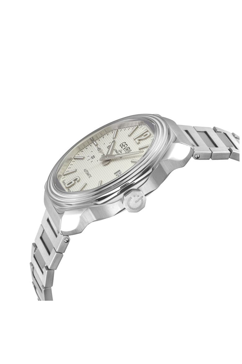 Roosevelt Automatic Bracelet Watch, 42mm, Alternate, color, SILVER