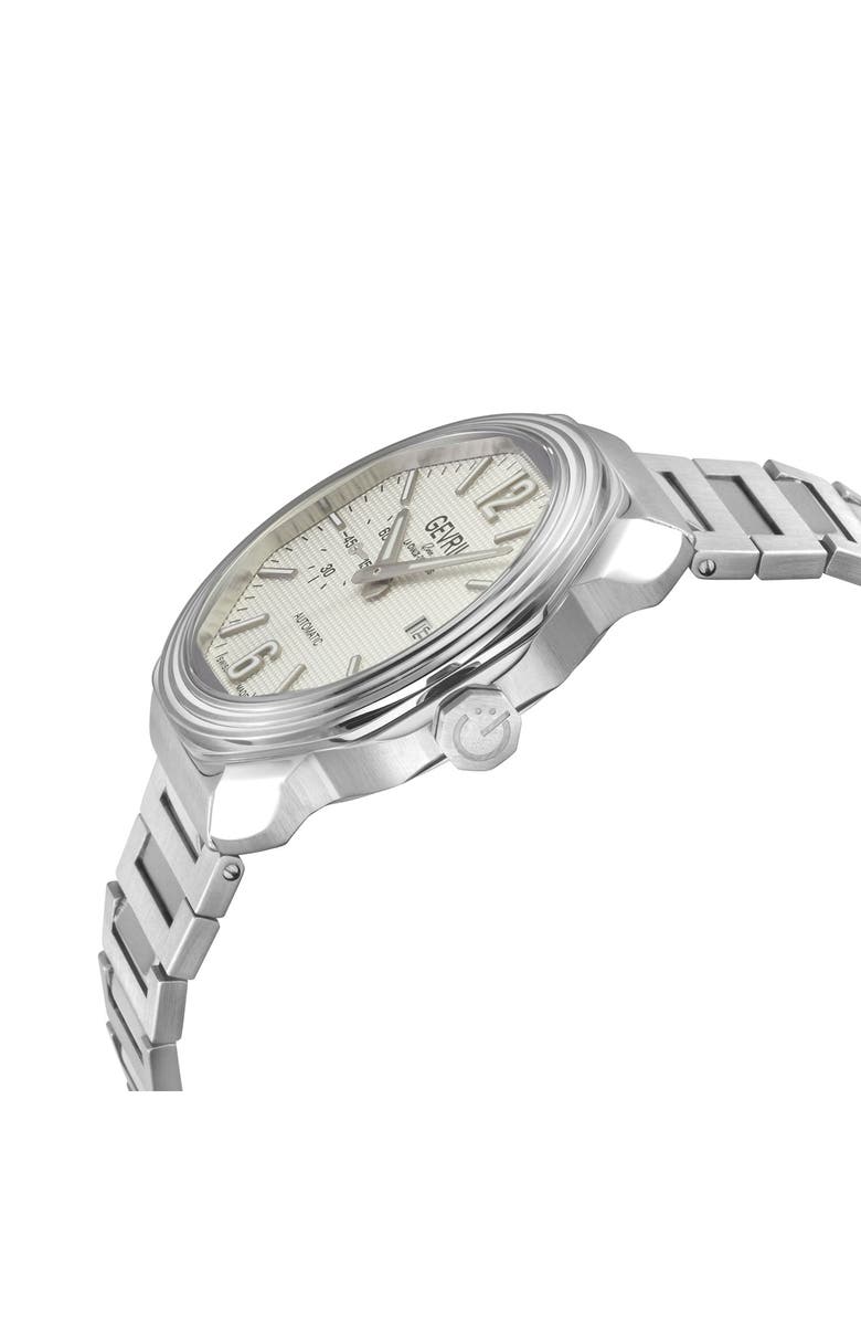 GEVRIL Roosevelt Automatic Bracelet Watch, 42mm, Alternate, color, Silver