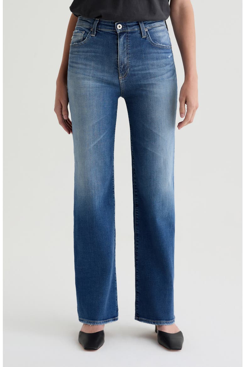 Kora High Waist Wide Leg Jeans, Main, color, FABLE