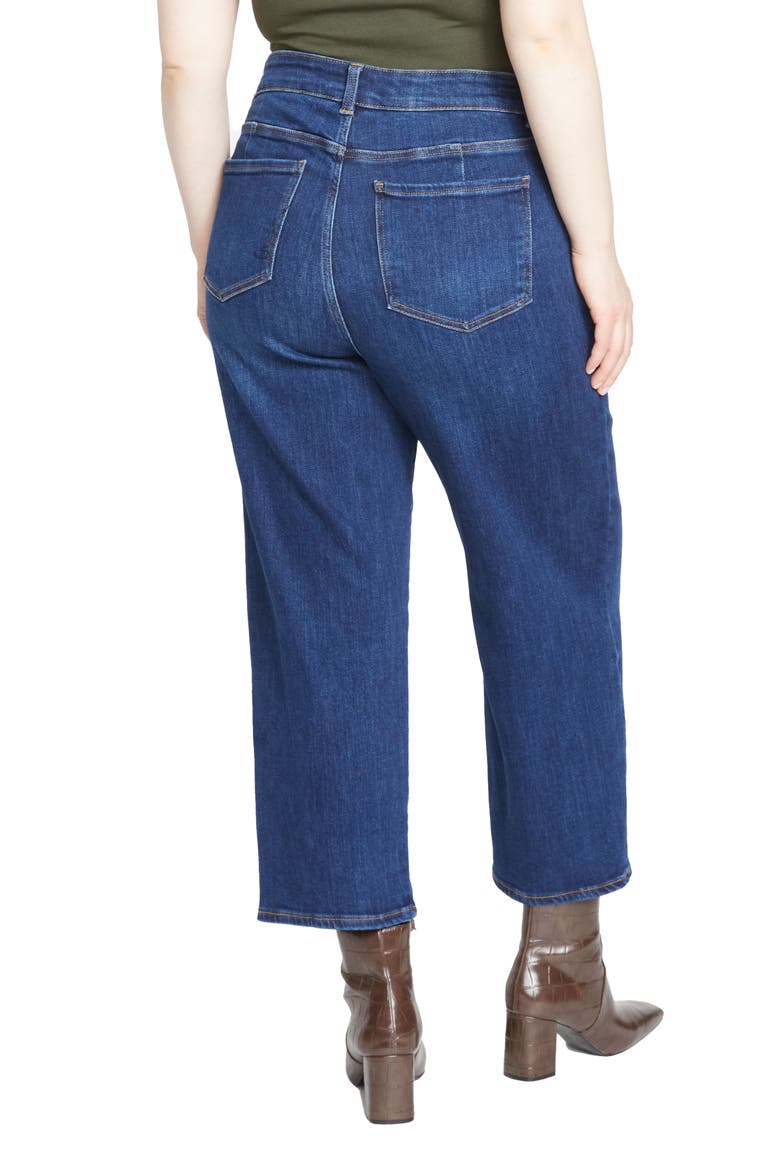 Donna Curve High Waist Straight Leg Jeans, Alternate, color, STONEWASH INDIGO