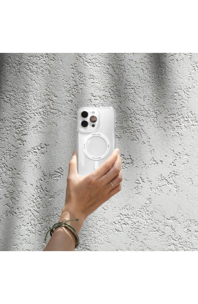 Native Union (Re)Clear Case for iPhone 16, Alternate, color, Clear