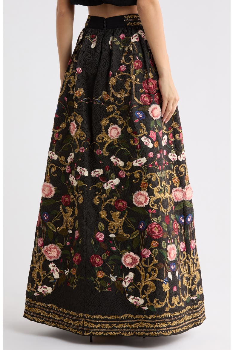 Tina Embellished Maxi Skirt, Alternate, color, EVERMINE