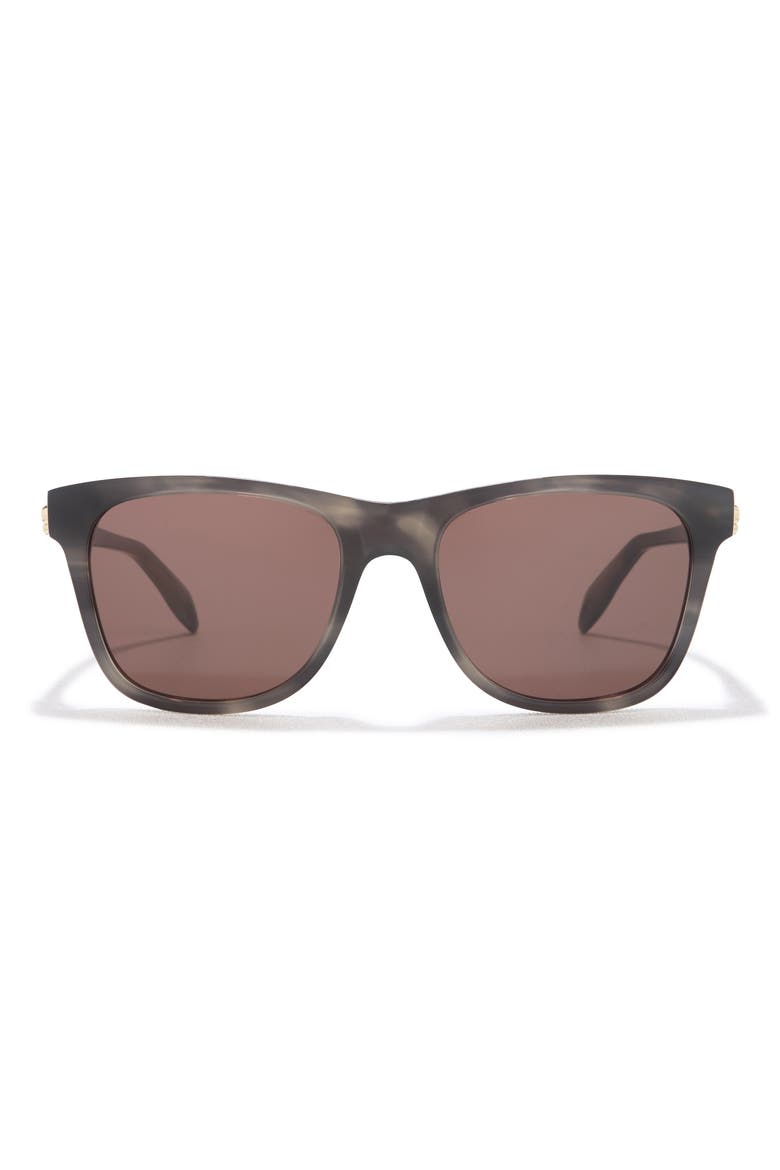 54mm Square Sunglasses, Main, color, GREY GREY BROWN