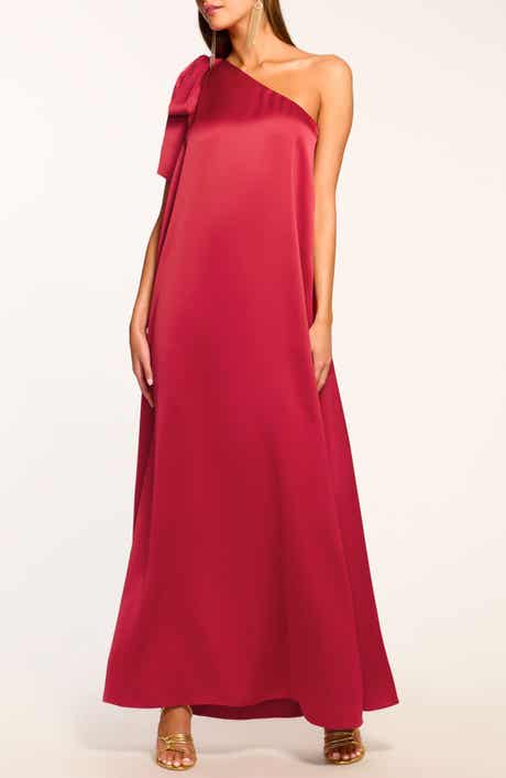 Benita One-Shoulder Gown