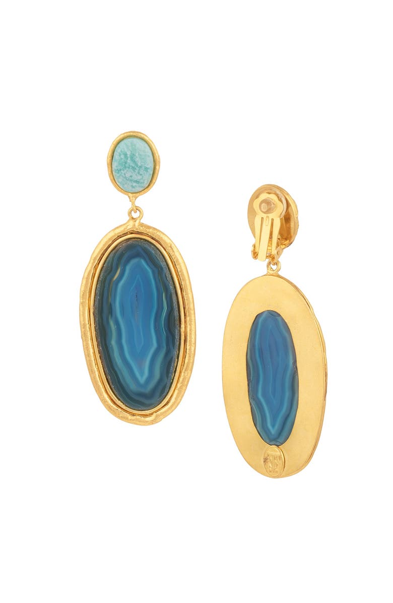 SYLVIA TOLEDANO Dakota Earrings, Main, color, Blue