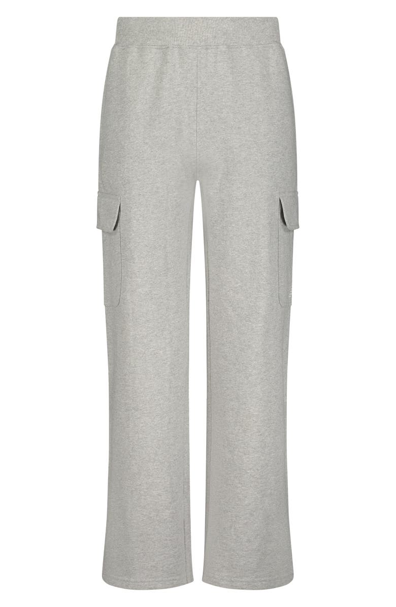 New Balance Kids' Fleece Wide Leg Cargo Pants, Alternate, color, 