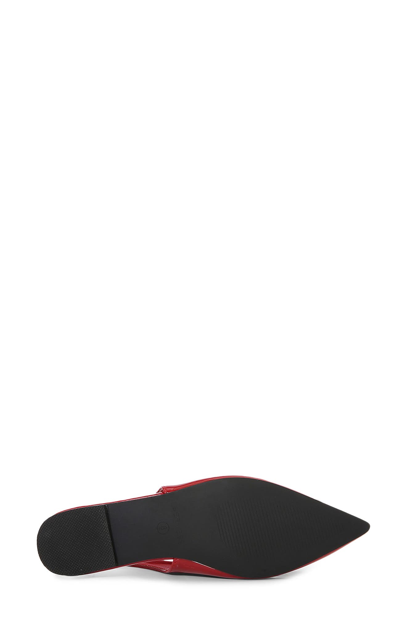 Patent Slingback Strap, Alternate, color, RED
