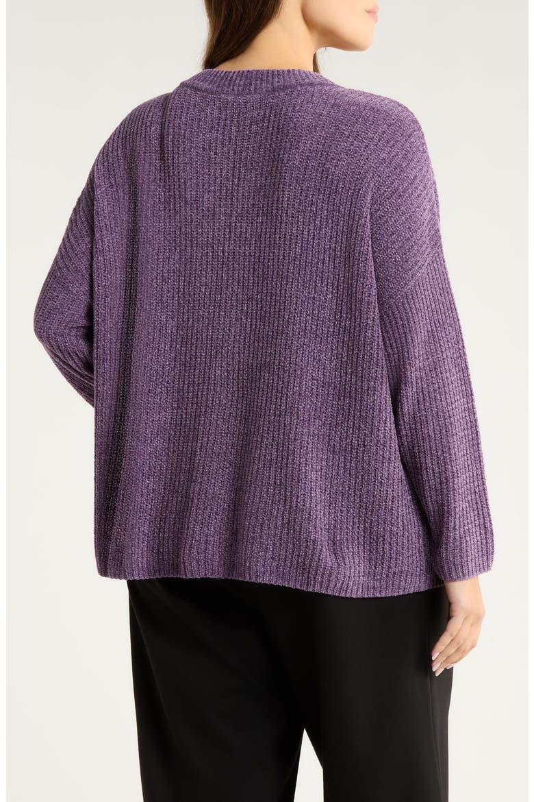 V-Neck Sweater, Alternate, color, MULLED GRAPE