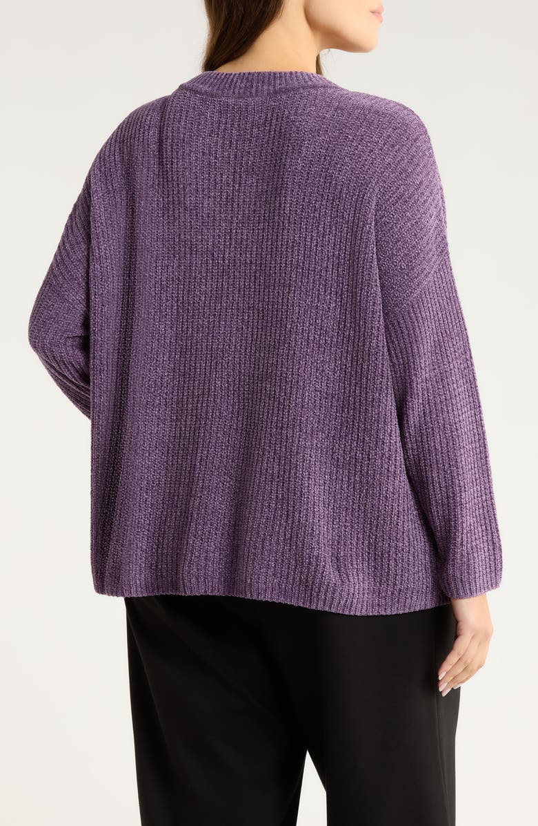 Eileen Fisher V-Neck Sweater, Alternate, color, Mulled Grape