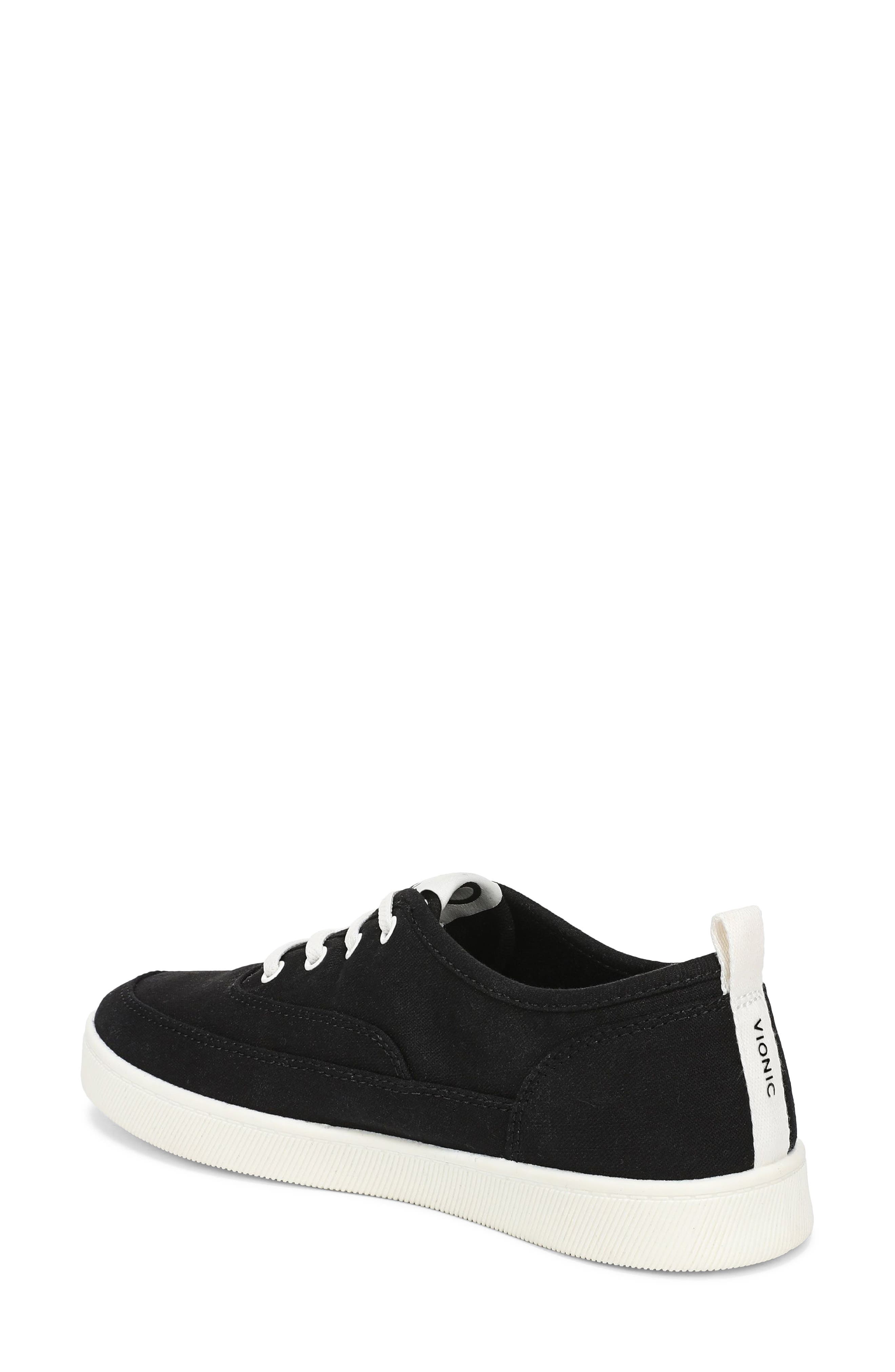 Vionic Cyan Sneaker, Alternate, color, Black