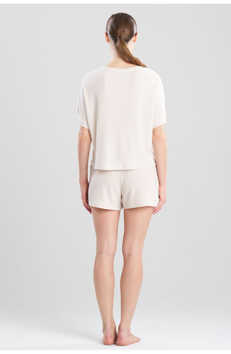 Natori Edit Mila Waffle Everywhere Wedge Top, Alternate, color, Ecru