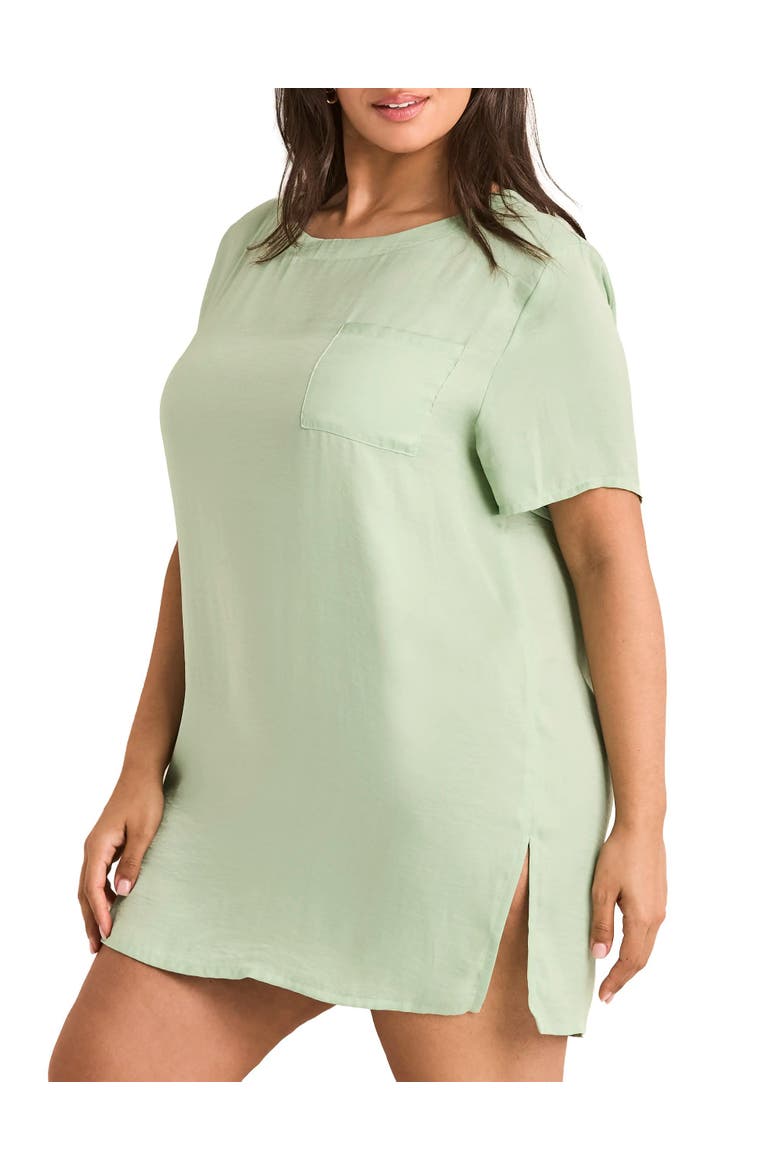Krysta Sleepshirt, Alternate, color, Medium green