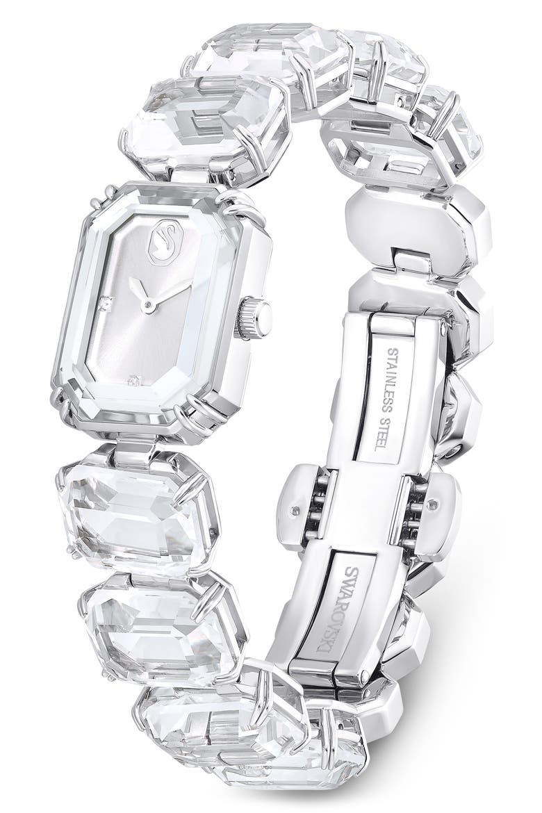 Millenia Bracelet Watch, 23mm x 17mm case, Alternate, color, WHITE
