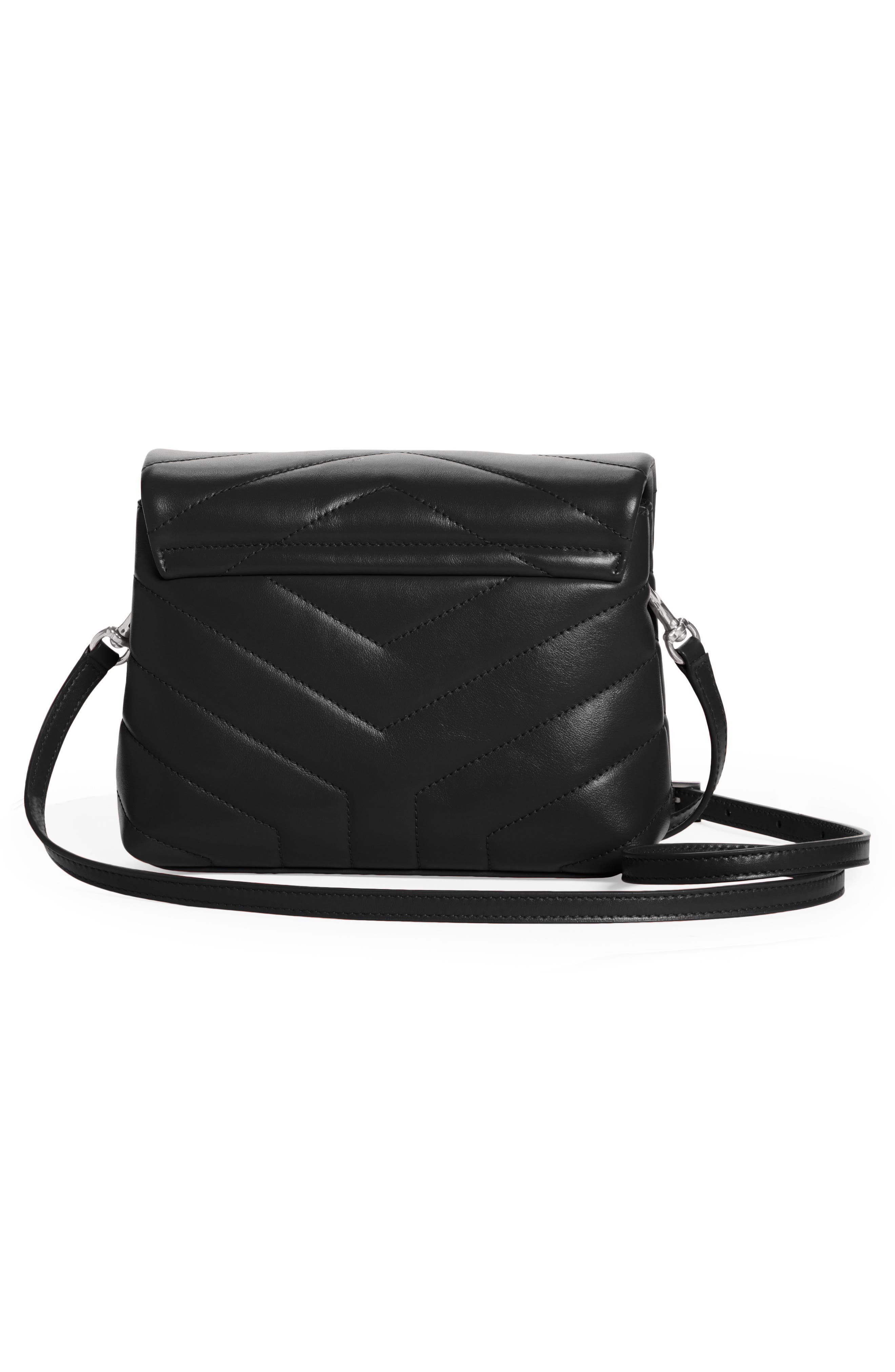 Saint Laurent Toy Loulou Quilted Leather Crossbody Bag, Alternate, color, 