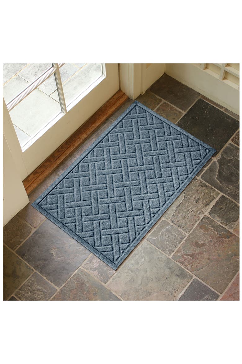 WaterHog® Lattice Floor Mat, Alternate, color, BLUESTONE