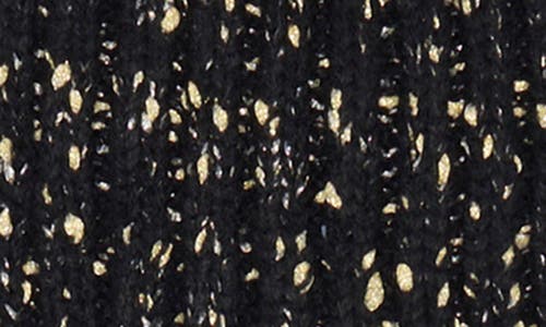 Nanette Lepore 3-piece Metallic Scarf, Beanie & Gloves Set In Black