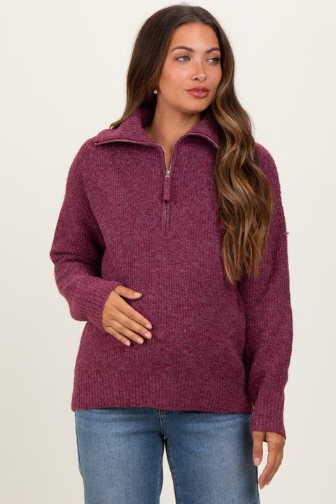 Half Zip Pullover Sweater