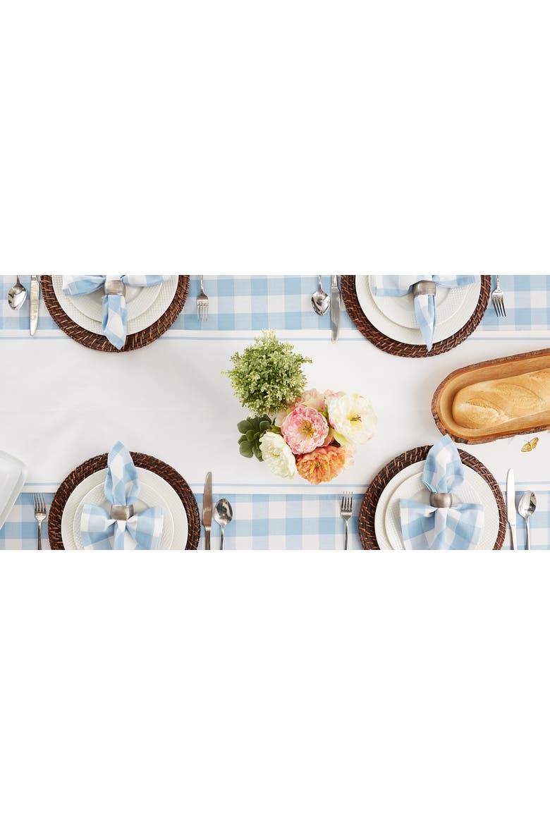 Garden Bunny Printed Table Runner, Alternate, color, Garden Bunny