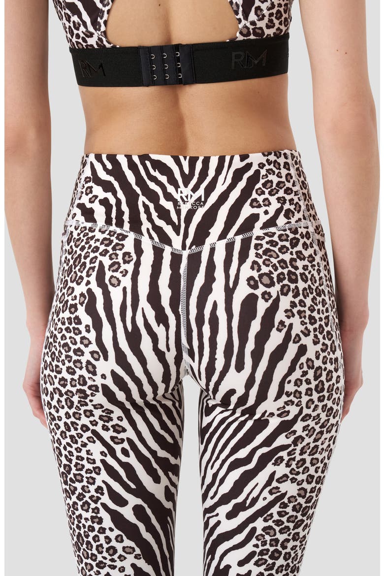 Animal Print High Waist Pocket Ankle Leggings, Alternate, color, HYBRID ANIMAL