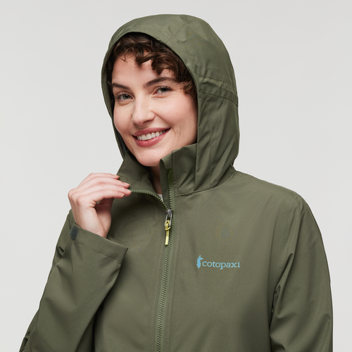 Cotopaxi Cielo Rain Trench In Green