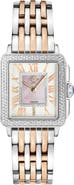 GV2 Women's Padova Swiss Diamond Square Watch, 28.5mm - 0.014 ctw