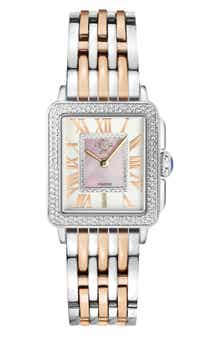 GV2 Women's Padova Swiss Diamond Square Watch, 28.5mm - 0.014 ctw