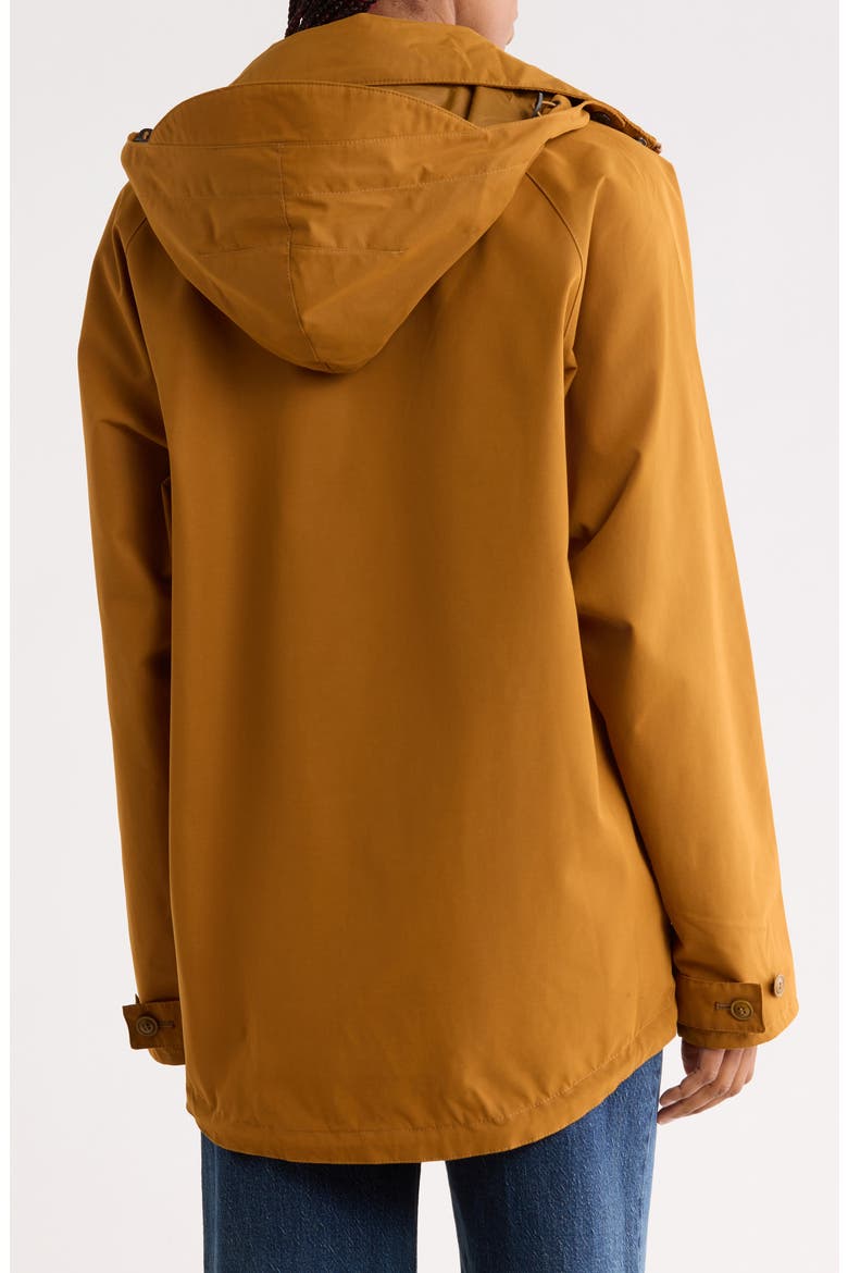 Re-engineered Hooded Water Resistant Jacket, Alternate, color, BRONZE BROWN
