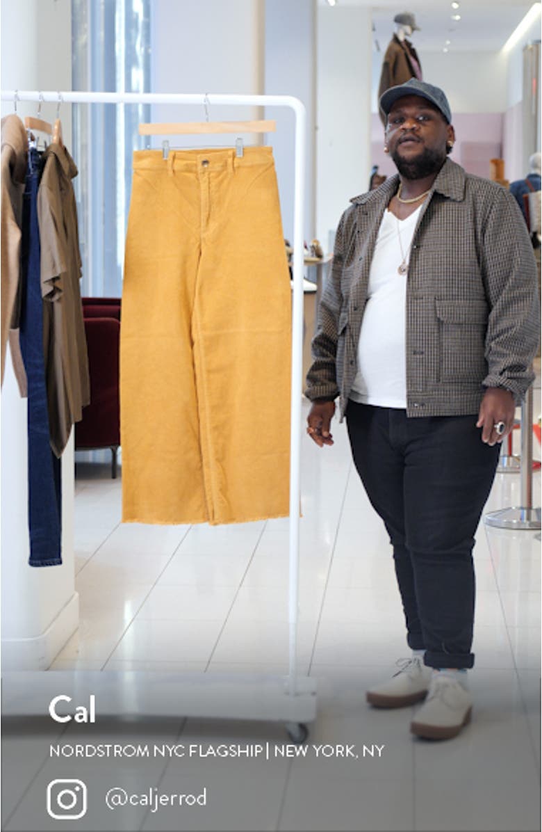 Free Fall High Waist Wide Leg Corduroy Pants, sales video thumbnail