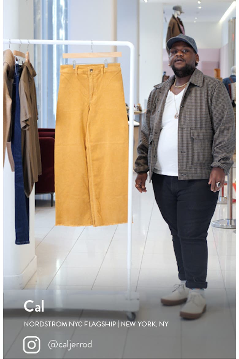 Free Fall High Waist Wide Leg Corduroy Pants video