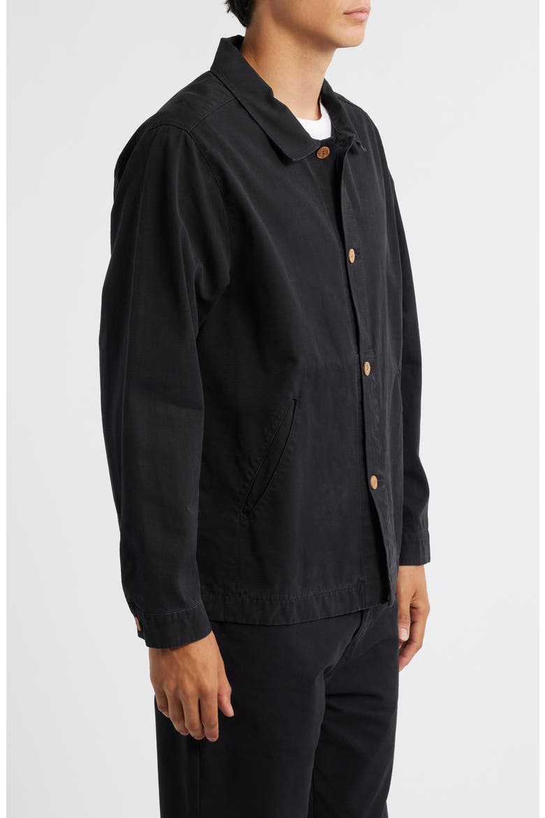 Pac Organic Cotton Ripstop Shell Jacket, Alternate, color, NIGHT