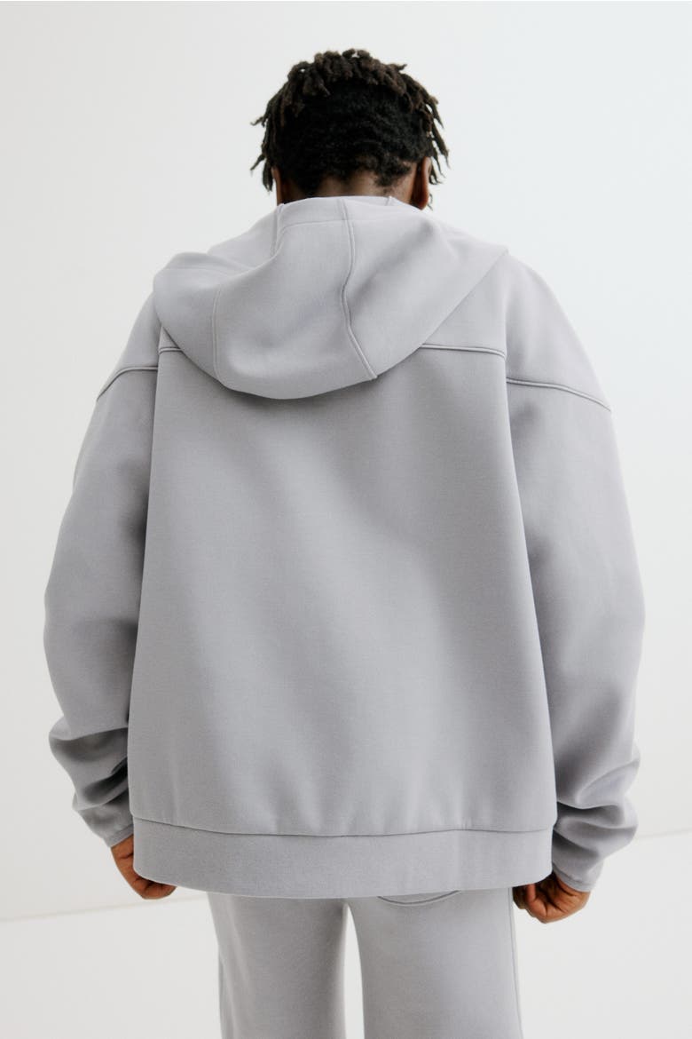 Sports Zip-through Hoodie With Drymove, Alternate, color, Dusty gray