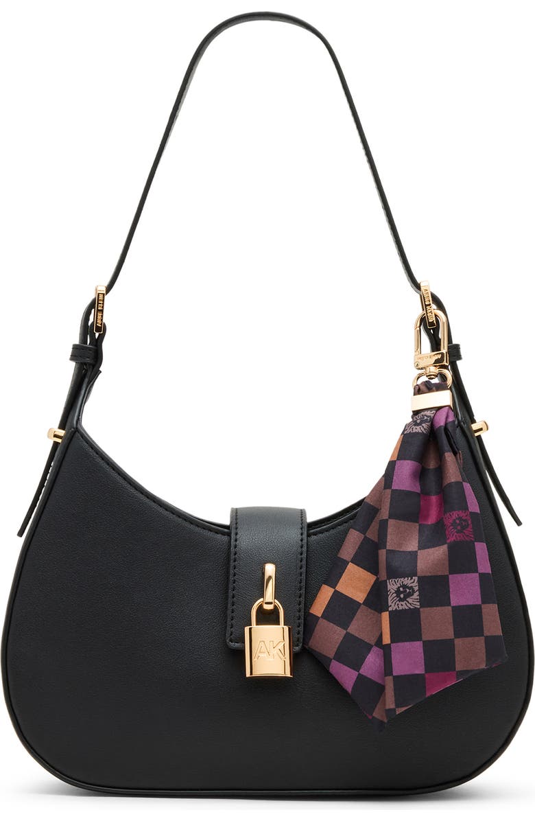 Anne Klein Curved Shoulder Bag, Main, color,