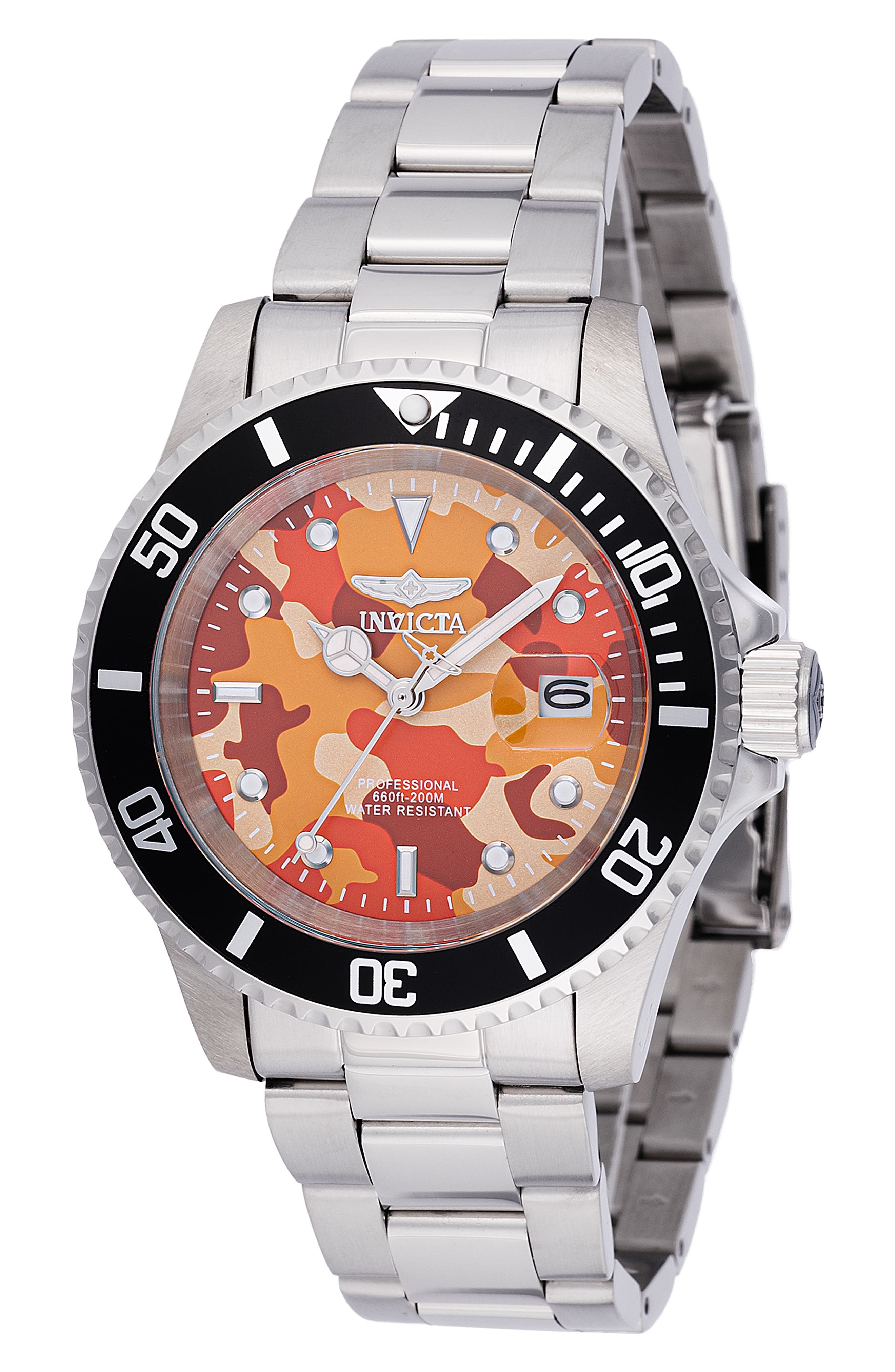 Pro Diver Quartz Bracelet Watch, 40mm