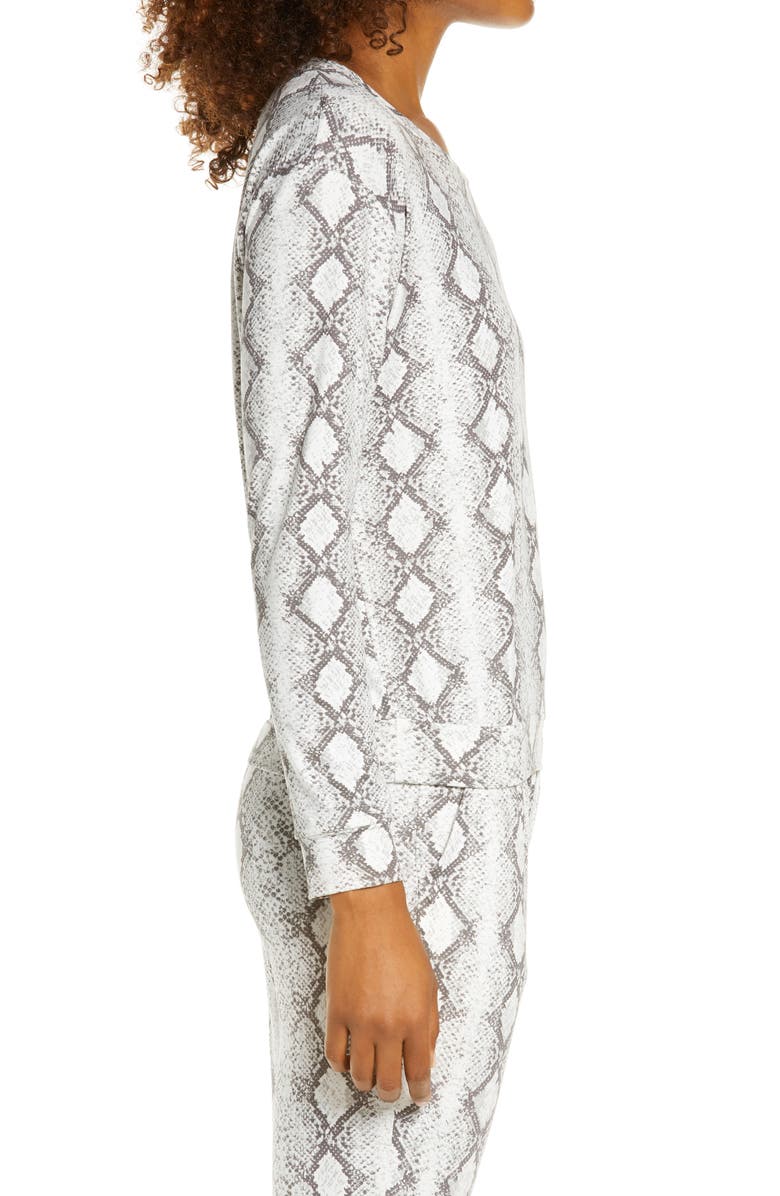 Socialite Python Print Pullover, Alternate, color,