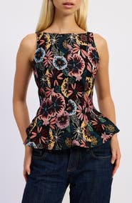 En Saison Zoya Floral Peplum Top