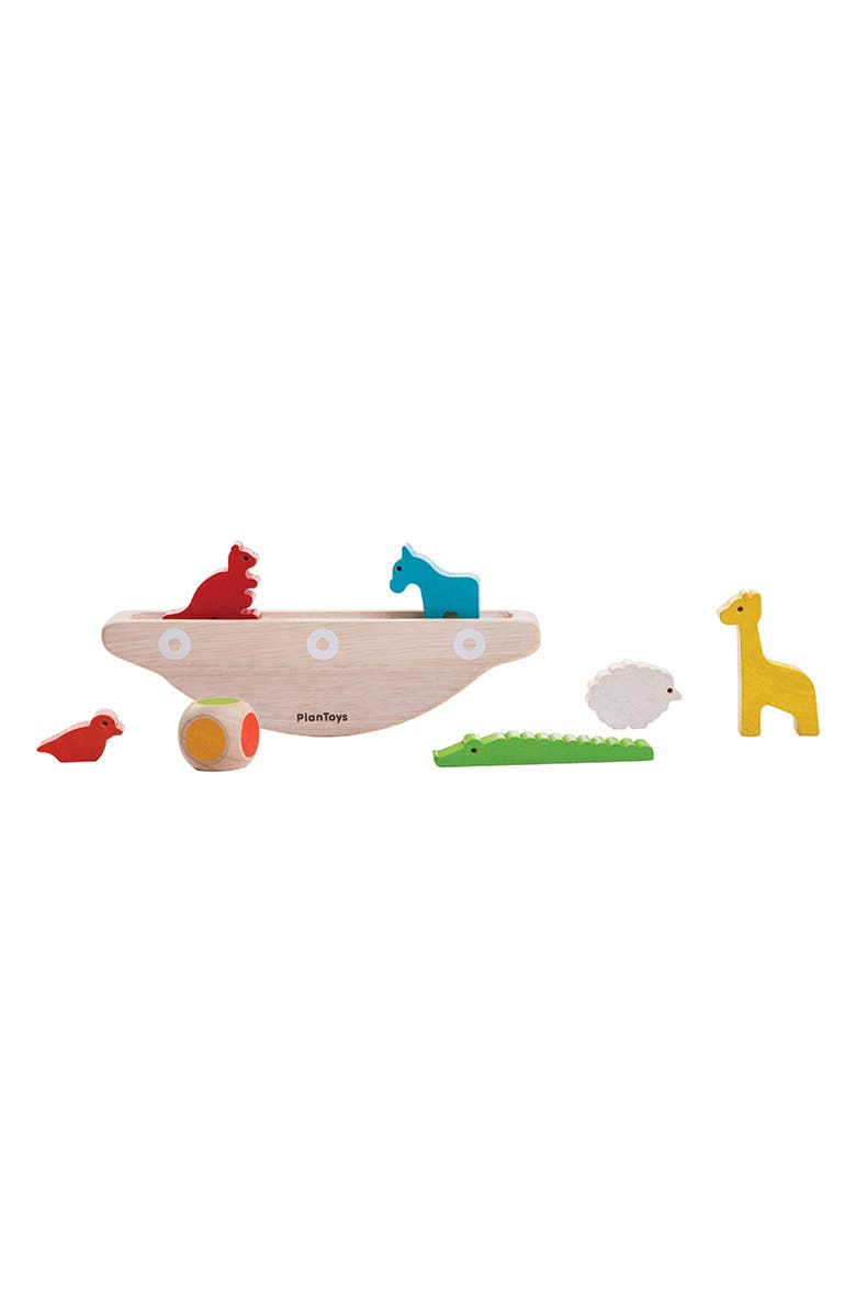 PlanToys<sup>®</sup> Balancing Boat Playset, Alternate, color, Assorted
