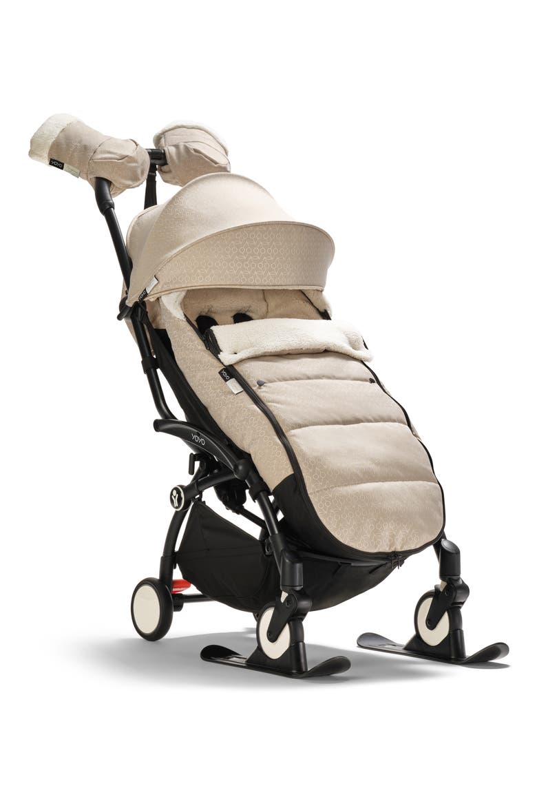 x Bonpoint YOYO Water Repellent Stroller Mittens, Alternate, color, BEIGE