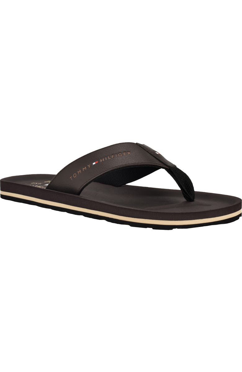 Tommy Hilfiger Odunan2 Sandal, Main, color, Dark Coffee/ Black