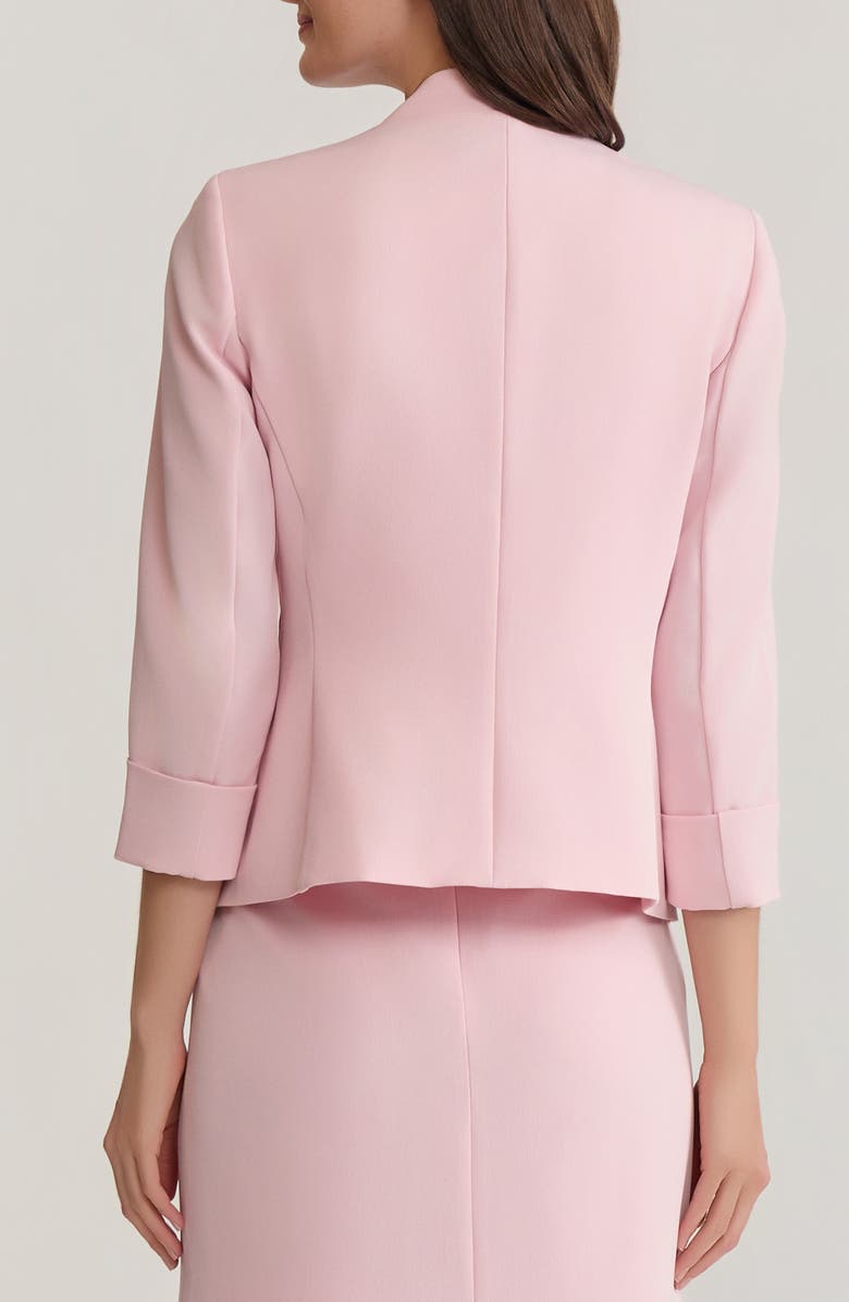 KASPER Cuff Sleeve Jacket, Alternate, color, Tutu Pink
