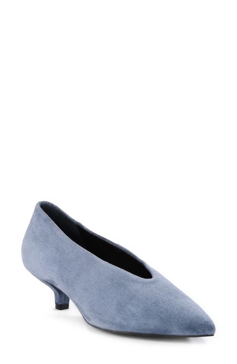 Libertine Pointed Toe Kitten Heel Pump (Women)
