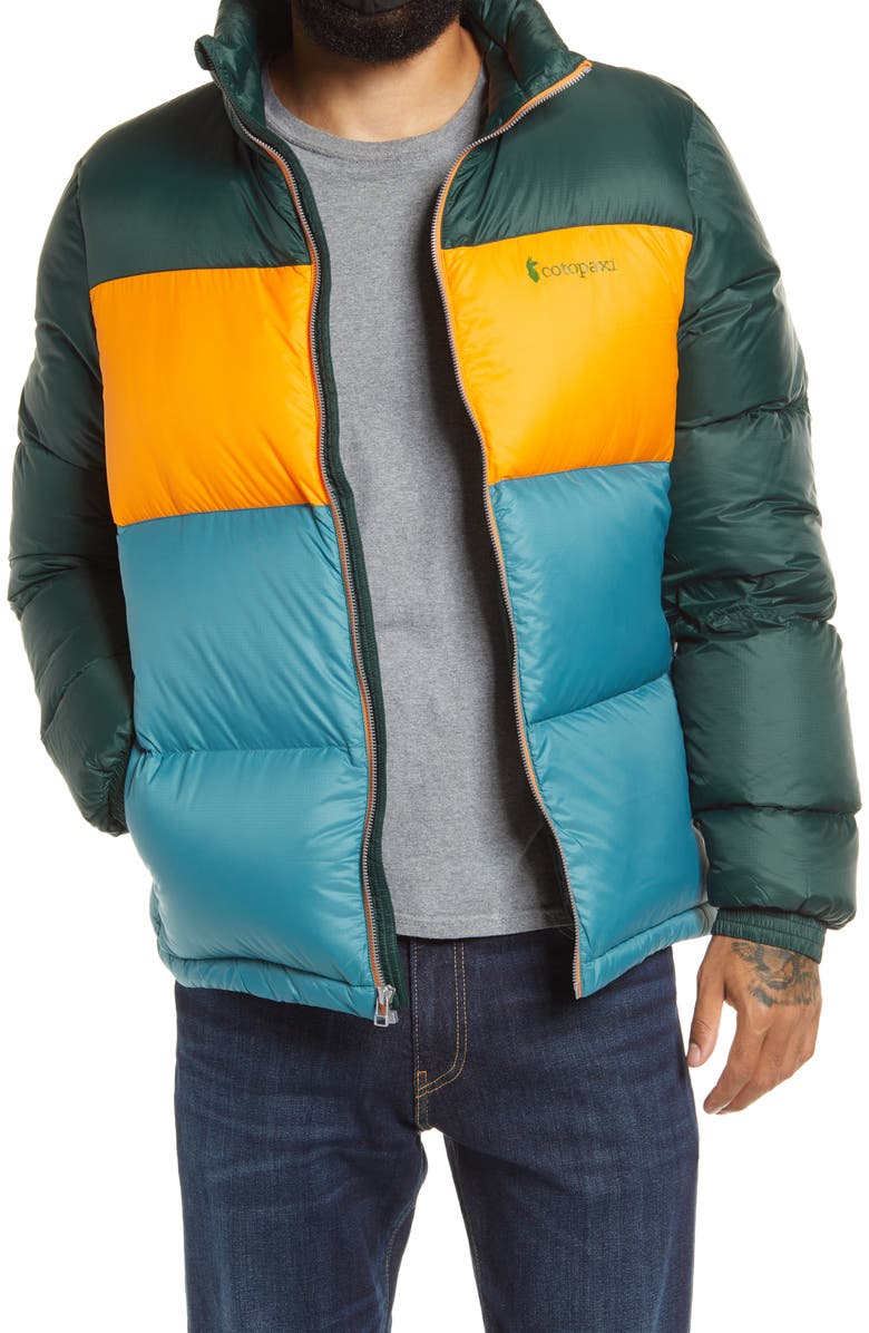 Cotopaxi Solazo Colorblock Down Jacket, Main, color,
