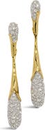Alexis Bittar Solanales Crystal Pavé Teardrop Earrings