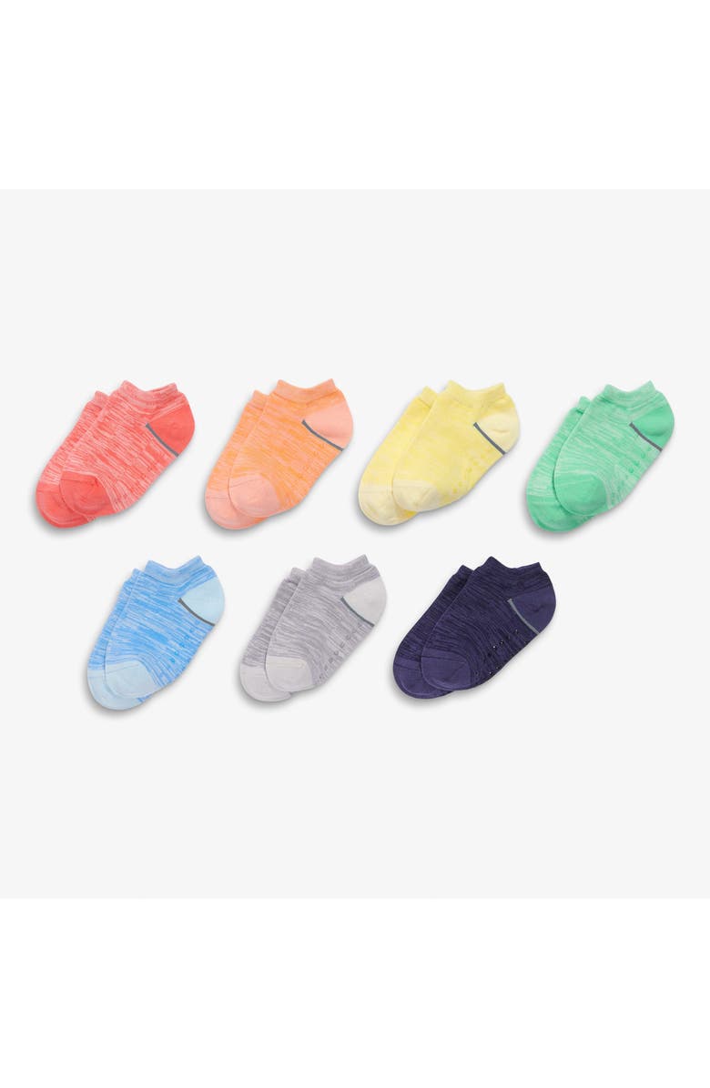 Primary Space-Dyed Ankle Sock 7-Pack, Alternate, color, Space Dye Mix