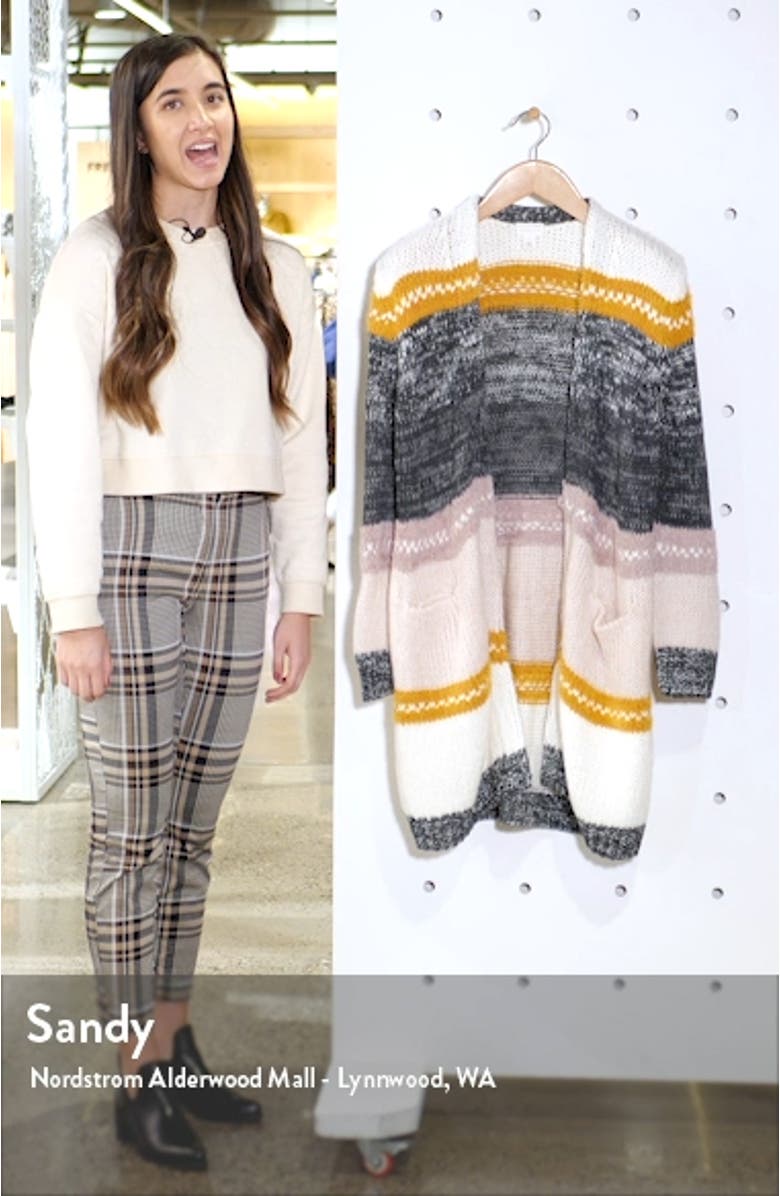 Stripe Long Cardigan, sales video thumbnail