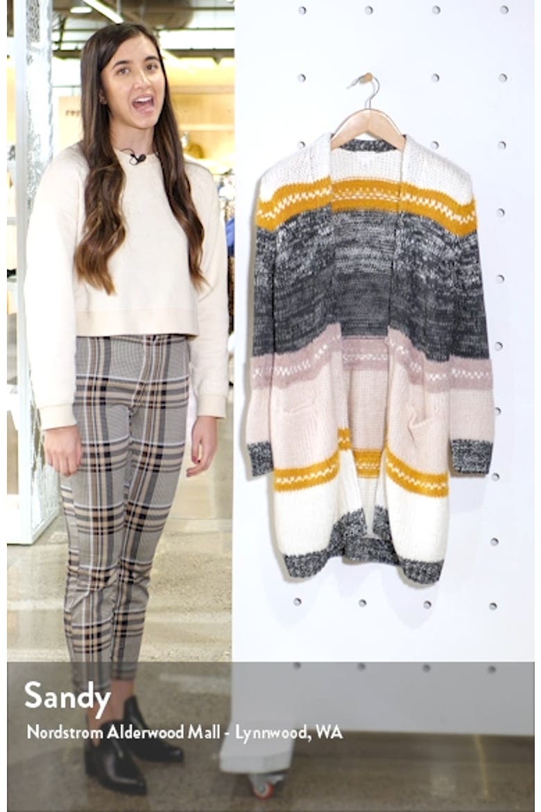 Stripe Long Cardigan video