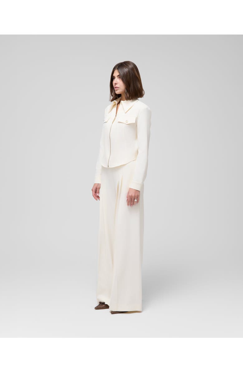 Le Fafo Blanca Crop Jacket, Alternate, color, Ivory