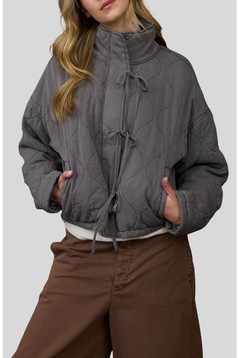 Quilted Jacket, Main, color, CHARCOAL