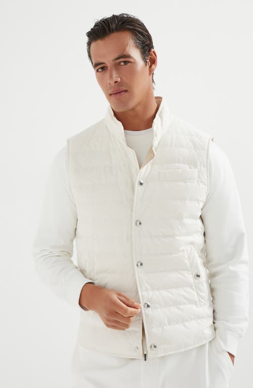 BRUNELLO CUCINELLI BRUNELLO CUCINELLI LIGHTWEIGHT DOWN VEST