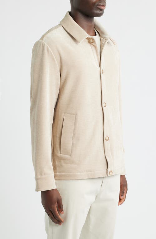 Robert Barakett Rhodes Overshirt In Neutral