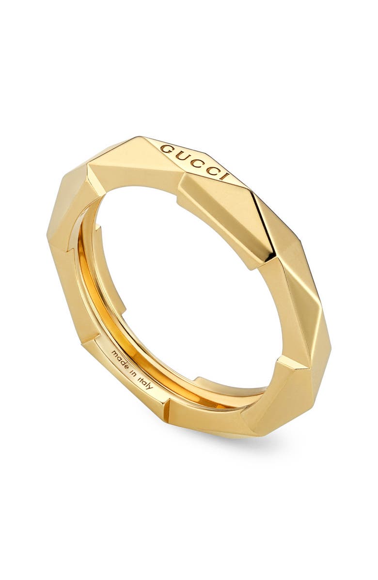 Gucci Link to Love 18K Gold Ring, Alternate, color, 